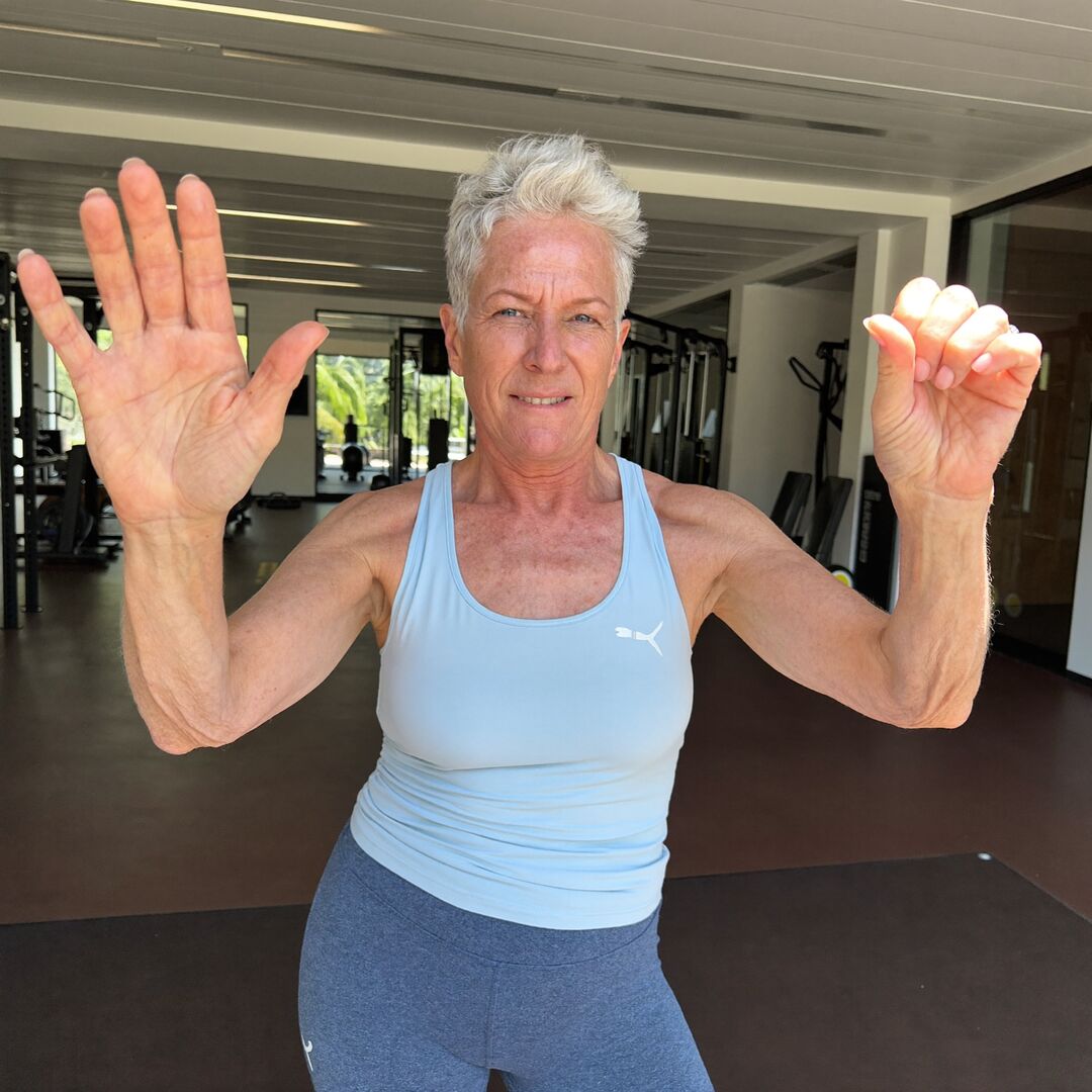 Aluna depois do Treino Inteligente